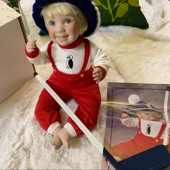 Danbury Mint “Boys Will Be Boys” Collection by Elke Hutchens Hockey Mark - Picture 5 of 8